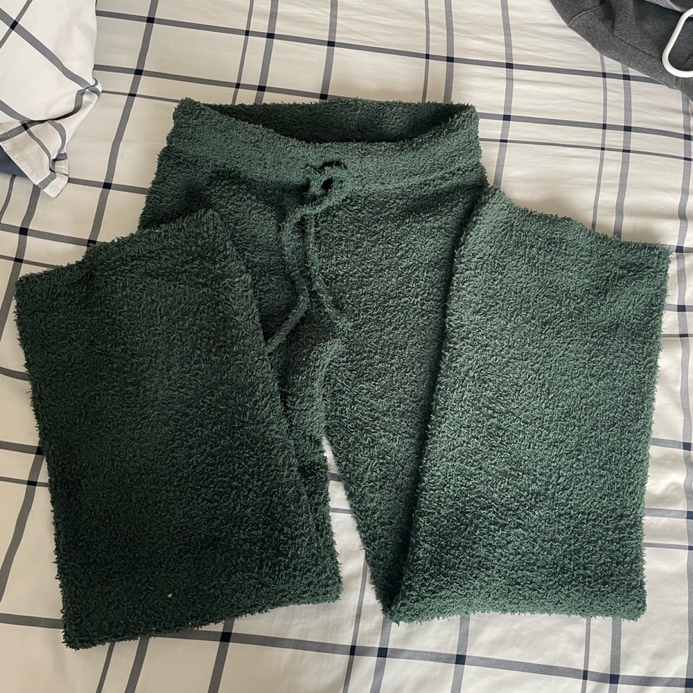 Fuzzy Aerie Flare Pants